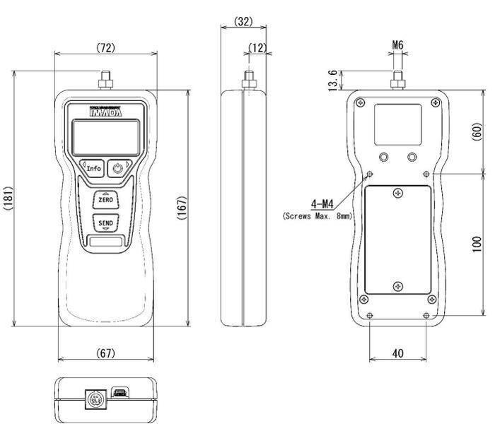 IMADA DST-5N Digital Force Gauge 5 Newton